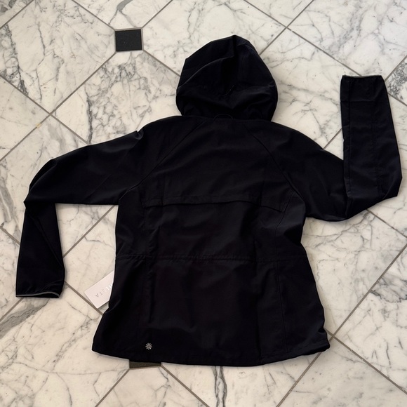 Athleta Black Dash Windbreaker Jacket size M. NWT - Picture 4 of 4